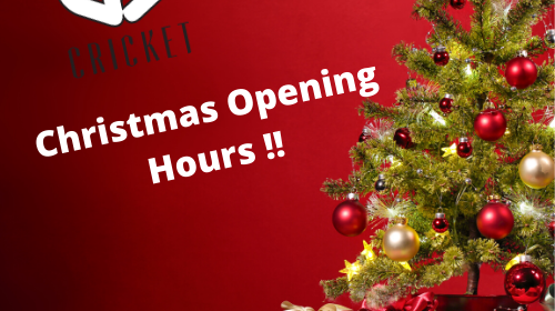 Festive Season Opening Hours